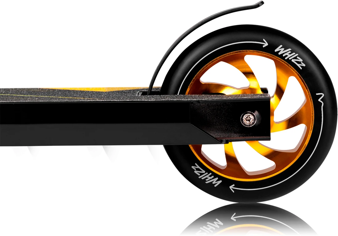 Самокат Lionelo Whizz BLACK CARBON YELLOW